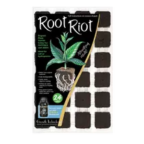 Growth Technology Root Riot ültetőkocka 24 darab műanyagtálcában