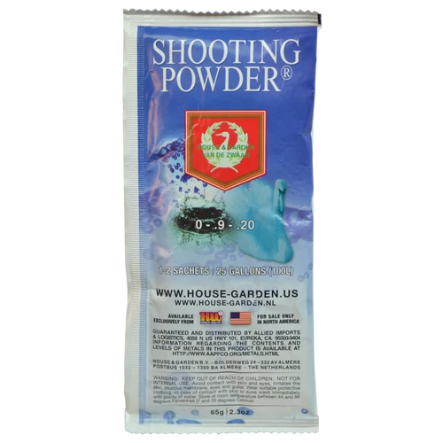House and Garden Shooting Powder, virágzás serkentő